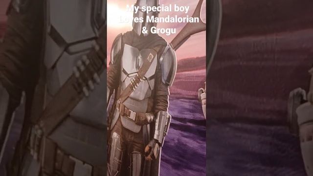 My special boy loves mandalorian and grogu #shorts #youtubeshort смотреть онлайн