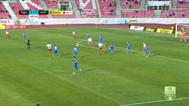 Mozzart Bet Super liga 2022/23 - 10.Kolo: RADNIČKI NIŠ – MLADOST GAT 1:1 (1:1) смотреть онлайн