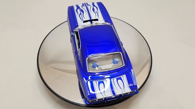Maisto Pro Rodz 1968 Chevrolet Camaro Z/28 Blue Corvette Engine Modified смотреть онлайн