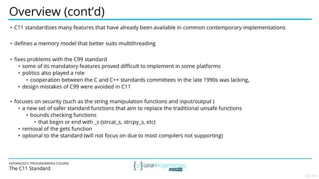 004 The C11 Standard смотреть онлайн