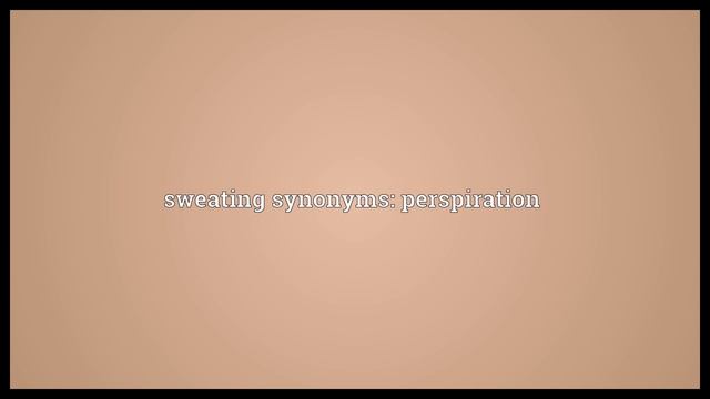 Sweating Meaning смотреть онлайн