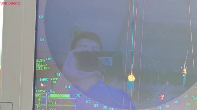 RADAR FURUNO FAR 2837S- Marking các vùng VTS và kênh liên lạc VHF trên radar. смотреть онлайн