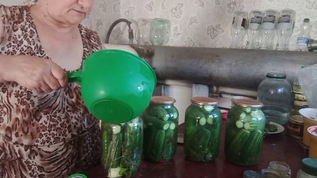 Консервирую последние огурчики. смотреть онлайн