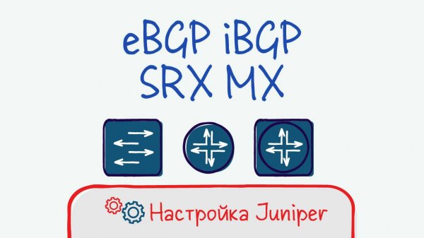 Juniper 21 Настройка BGP c провайдером MX SRX. Завершение цикла JNCIS