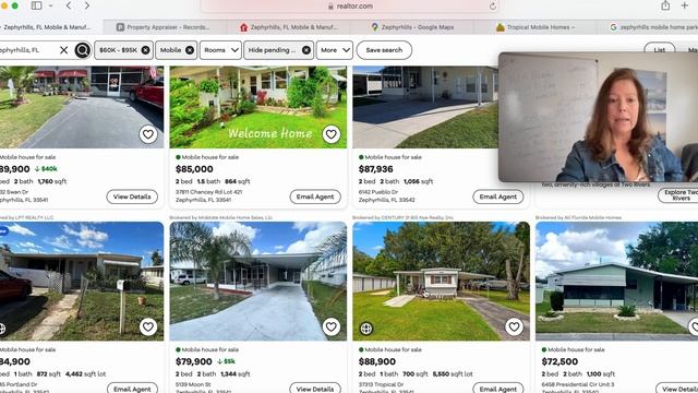 These Mobile Homes For Sale w/ NO LOT RENT // Zephyrhills, Florida смотреть онлайн