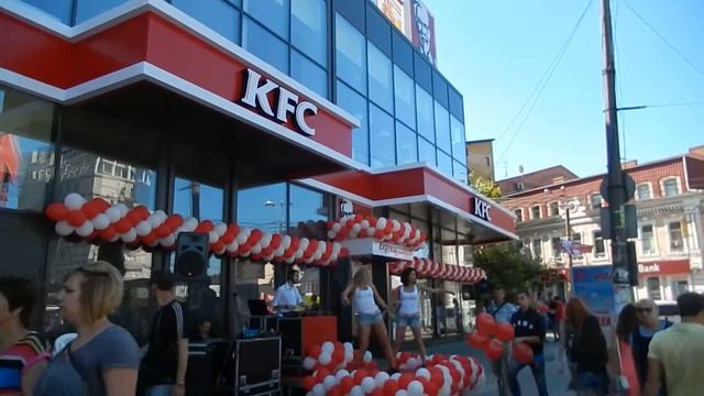 Готовимся к открытию KFC на Глинки - Днепропетровск, 30.08.2015 смотреть онлайн