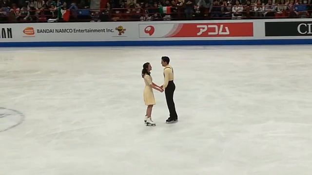 ANNA CAPPELLINI/LUCA LA NOTTE AFTER FS TO KISS AND CRY - WORLD FIGURE SKATING CHAMPIONSHIPS 2018 смотреть онлайн