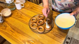 Ватрушки с творогом из баранок