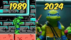 Эволюция игр по Черепашкам-Ниндзя (1989-2025)