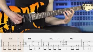 Dokken - Into the Fire - урок игры на электрогитаре с табами