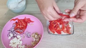 Очень вкусный и сытный салат на ужин для диабетиков 2 типа.