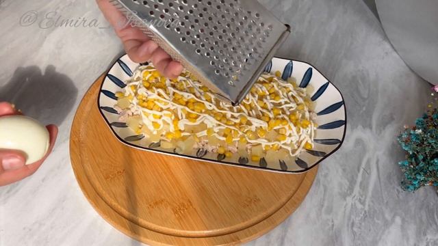 Салат ДАМСКИЙ КАПРИЗ быстро, вкусно и полезно. ҚЫЗ ҚЫЛЫҒЫ салаты. Қазақша рецепт. смотреть онлайн