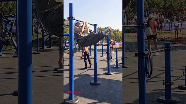 #тренировка Подтягивания узкий хват на бицепс.