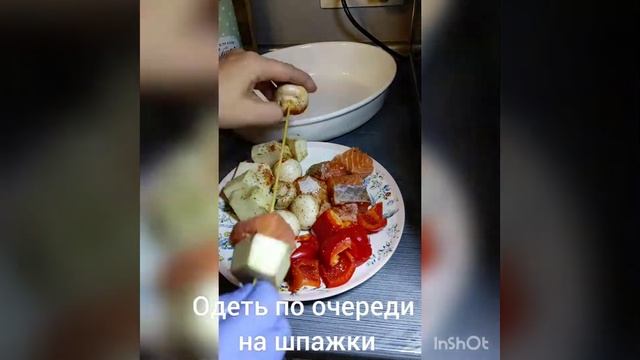 рыбный шашлык #пп#зож #happy_momentR #рецептыроксана смотреть онлайн