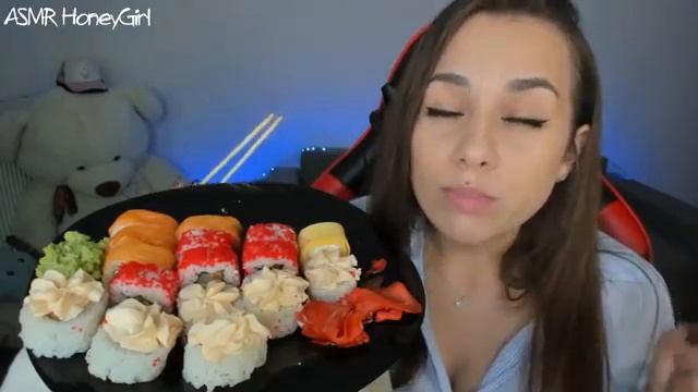 АСМР Итинг Суши 🍙🍤 | Мукбанг | ASMR Eating Rolls and Sushi 🍣 Russian Sushi | ROLLS EATING SOUNDS смотреть онлайн