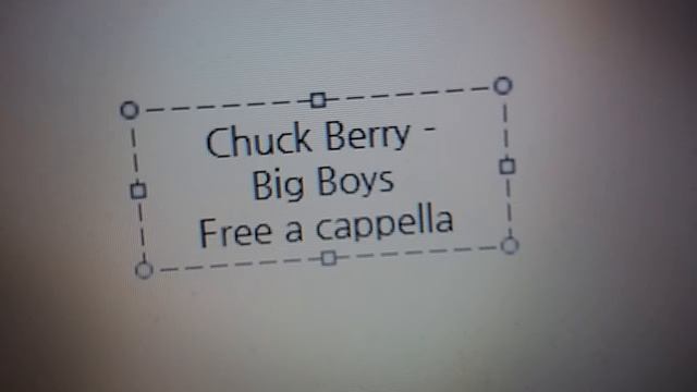Chuck Berry - Big Boys Free a cappella フリーアカペラ смотреть онлайн