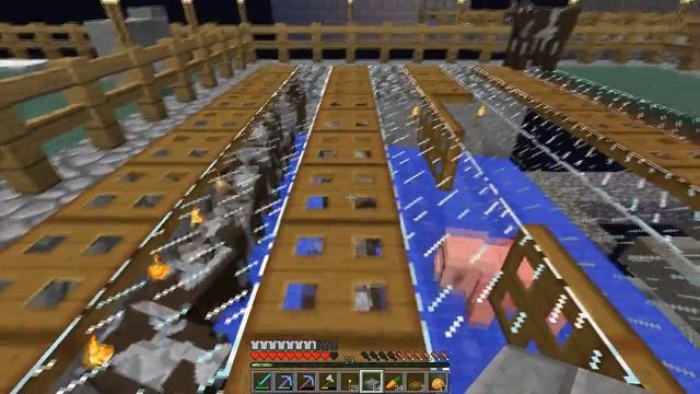 Русский SkyBlock - 27. Ферма коров и свиней. смотреть онлайн