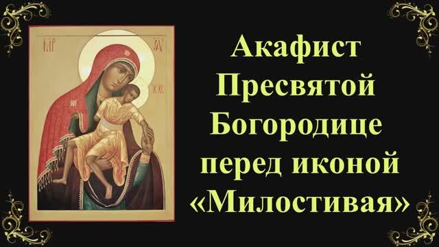 8 января. Акафист Пресвятой Богородице перед иконой «Милостивая» смотреть онлайн