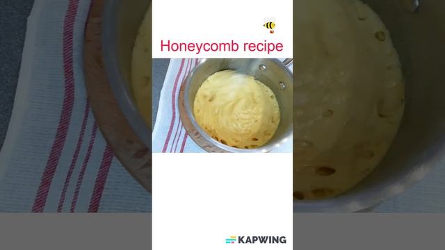 Easy Honeycomb recipe - 3 Ingredients only #shorts #easyrecipe смотреть онлайн