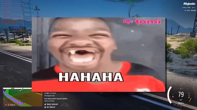 КОНФЛИКТ С НАГЛЫМ ВЫСЕРОМ НА MAJESTIC RP / GTA 5 RP смотреть онлайн