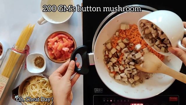 Veg Spaghetti Bolognese / How to Make Veggie Spaghetti Bolognese / Oh, Cheat Day ! смотреть онлайн
