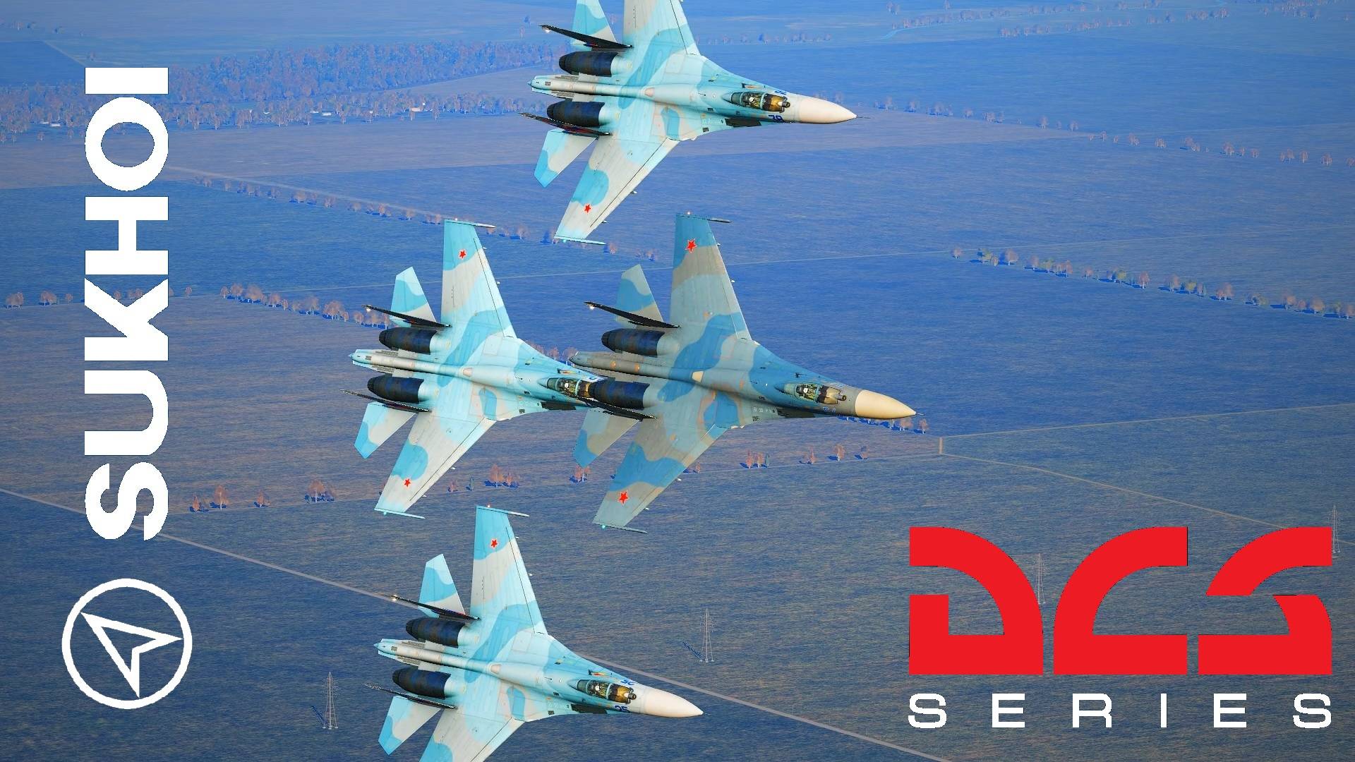 DCSWorld. Пилотаж на Су27. Aerobatics On Su 27.
