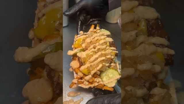 The MASHED FRIES vs the MONSTER FRIES from Mashed Burgers in Cliffside Park, NJ?! #DEVOURPOWER смотреть онлайн