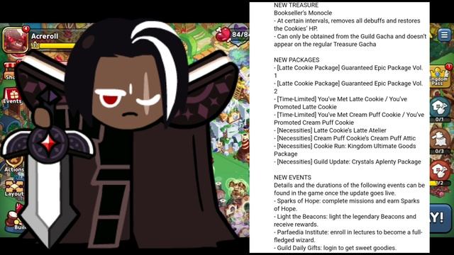 Cookie Run Kingdom: Latte and Cream Puff Cookie Skills + Update Patch Note смотреть онлайн