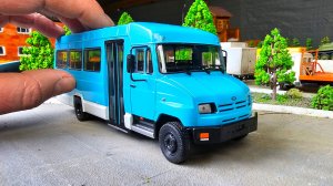 Модель автобуса ЗИЛ 325000 масштаб 1/43. Про машинки #топыкатегорий