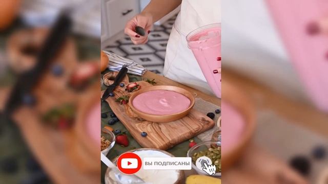 Клубнично- малиновый десерт. Обожают дети!!! смотреть онлайн