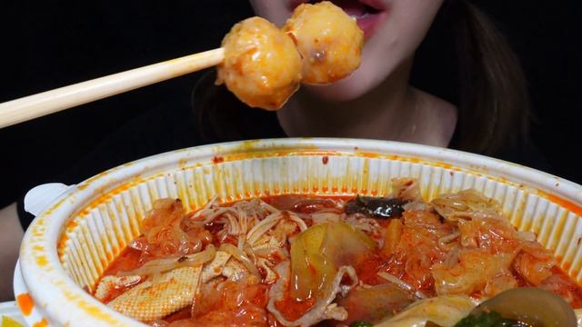 ASMR 탕화쿵푸 3단계 마라탕 먹방 смотреть онлайн