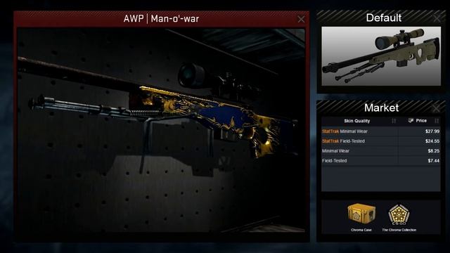 AWP/Man-o'-war Showcase - Counter Strike:Global Offensive Weapon Preview смотреть онлайн