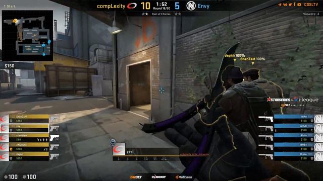 compLexity vs Envy, map 2 Train, StarSeries & i-League S7 GG.Bet NA Qualifier смотреть онлайн