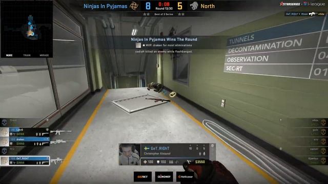 [RU] NiP vs North | Map 1 – Nuke | StarSeries i-League Season 7 смотреть онлайн