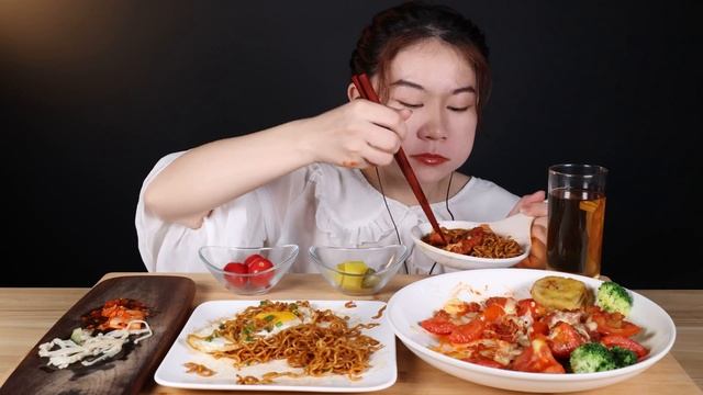 Mukbang)SUB/May eating/Baked Sweet and Sour Pork with Cheese/ASMR eating sounds смотреть онлайн