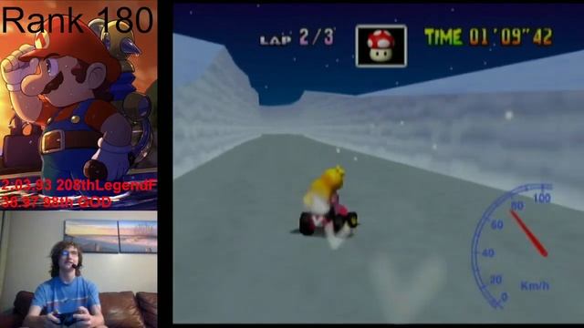 MK64-Frappe Snowland- 2:03.43 (LegendD) смотреть онлайн