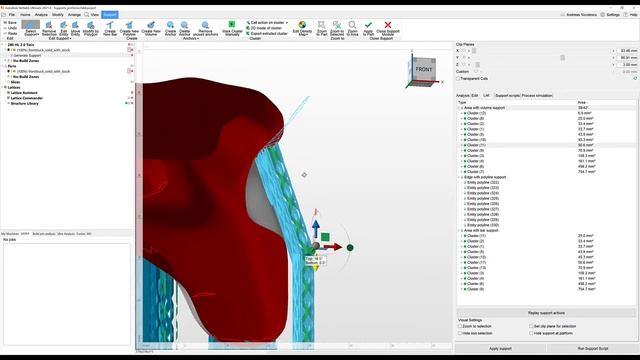 Netfabb Demonstration How to generate and edit support structures using Netfabb смотреть онлайн