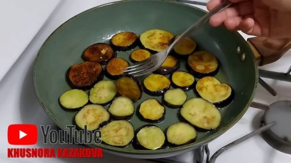 Кишга баклажонли соусли салат ёпиш 👍🏻