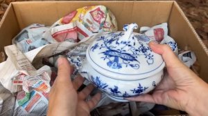 🔥Распаковка находок  БАРАХОЛКА Германия , винтаж , фарфор , антиквариат ! Про поиск клада!