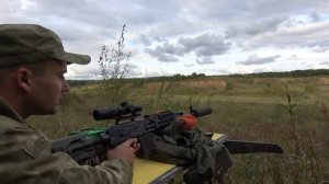 Сайга 308 исп. 61. Стрельба до 220 метров на кучность с разными ДТК.