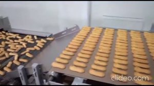 Отсадка эклеров на ленту в тоннель