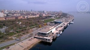 Волгоградсверху - набережная Волгограда - апрель 2022