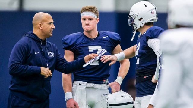 James Franklin shares thoughts on Penn State quarterbacks смотреть онлайн
