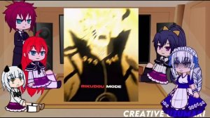 DxD React To Naruto Uzumaki As a New Member of Rias Peerage || My Au || Gacha Reaction Video ||