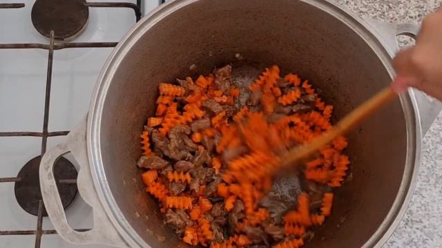 Макарон Плов по Узбекский. Makaron Pilaf In Uzbek.