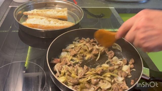 запеченный багет с печенью 
багет в духовкефранцузский багет