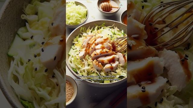 Chicken Cabbage Chinese Salad - Chinese Cabbage 'N' Chicken Salad #shorts смотреть онлайн