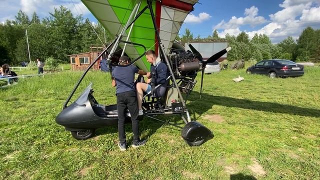 Полёт на дельтаплане . Такого мы не ожидали ! смотреть онлайн