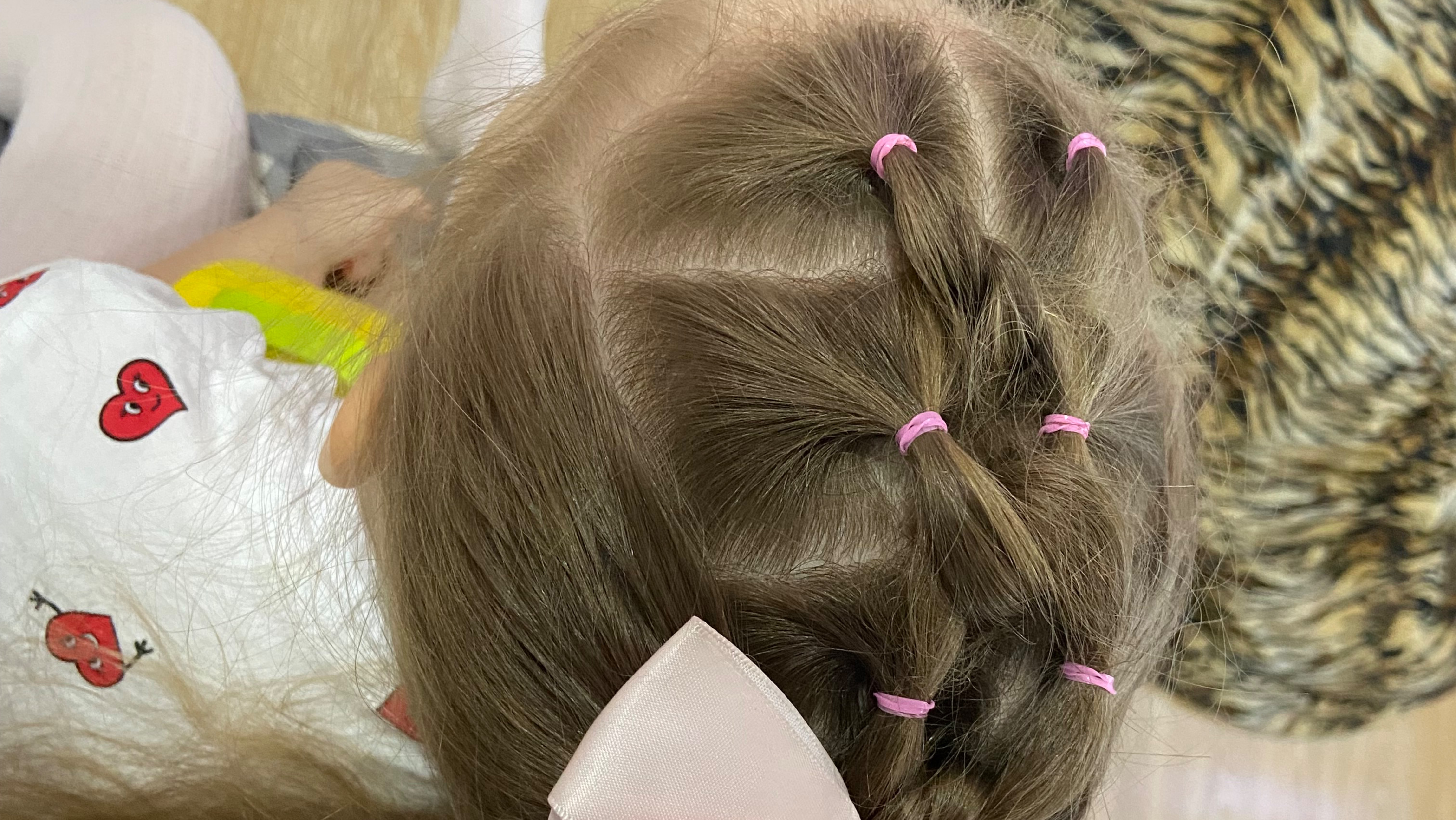 🎀Интересная прическа не сложная 🎀