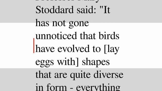 Breaking News English — The shape of eggs helps birds fly well | Аудирование смотреть онлайн